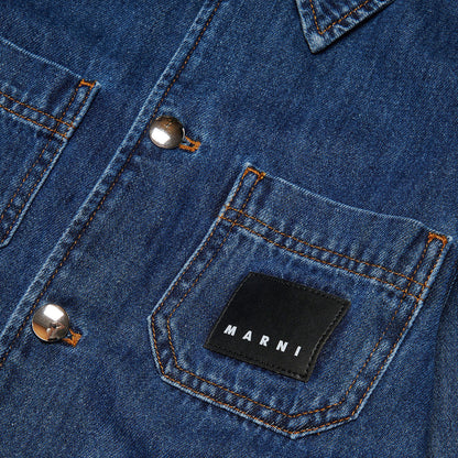 儿童蓝色牛仔外套