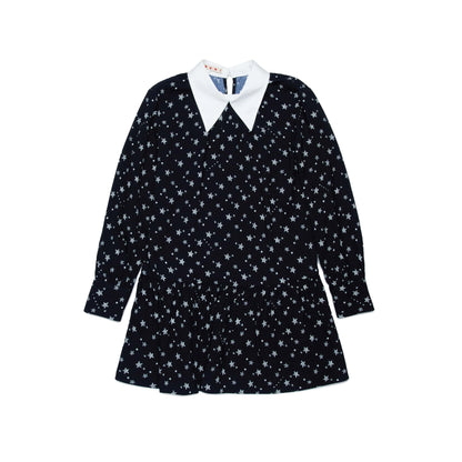 女童黑色星星连衣裙