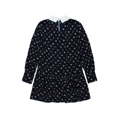 女童黑色星星连衣裙
