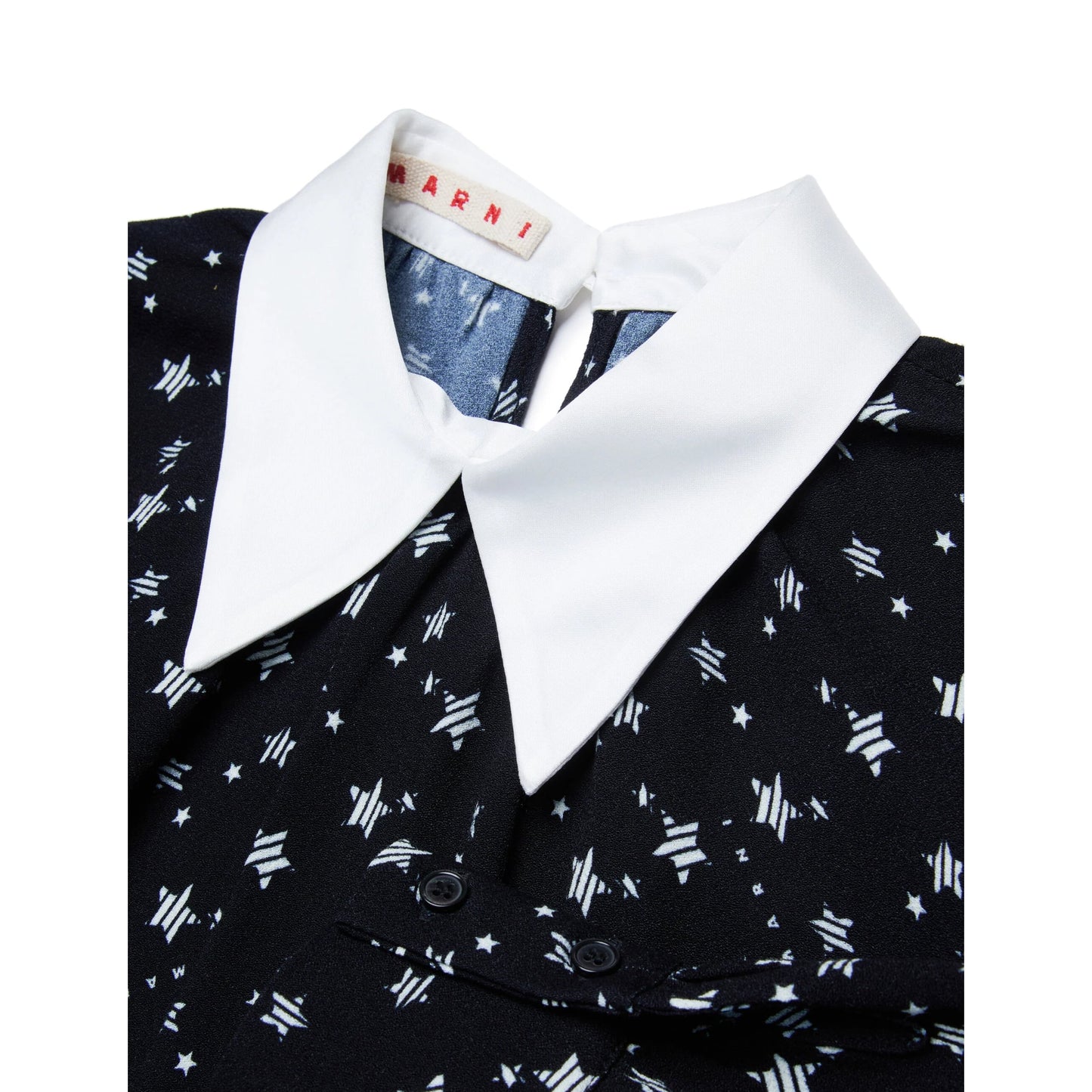 女童黑色星星连衣裙