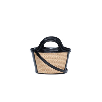 女童黑色Logo单肩包