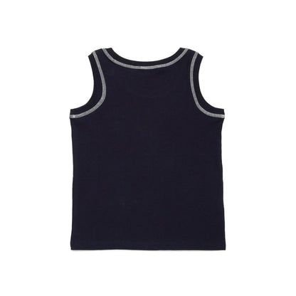 男童藏青色棉背心