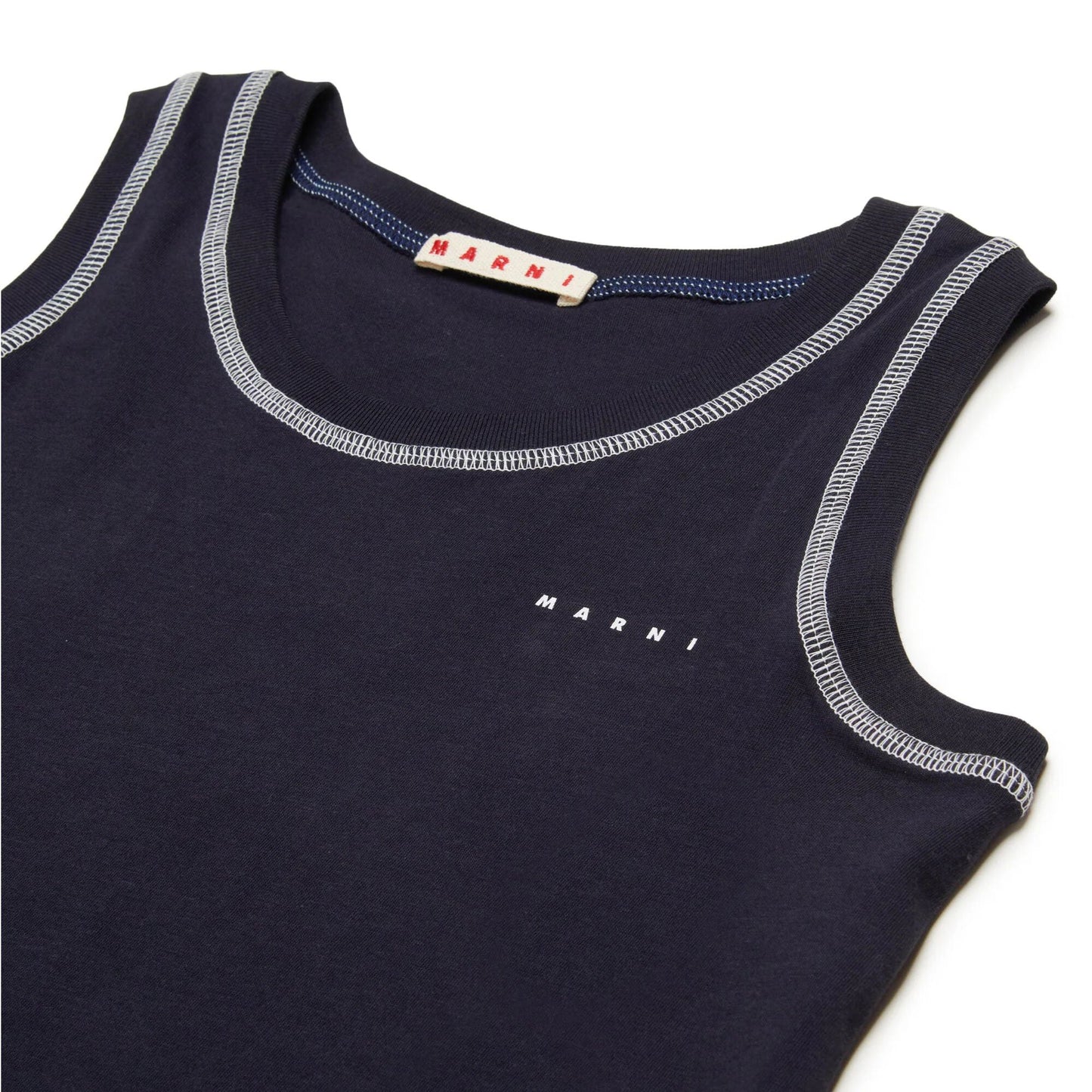 男童藏青色棉背心