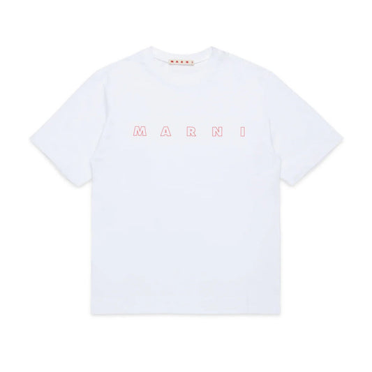 儿童白色Logo棉T恤