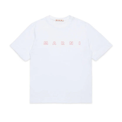 儿童白色Logo棉T恤