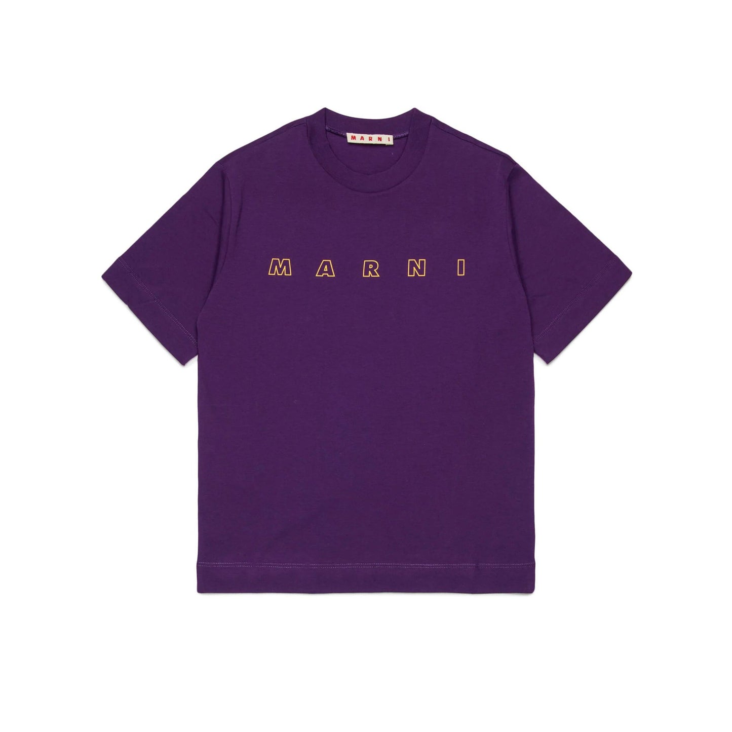 儿童紫色Logo棉T恤