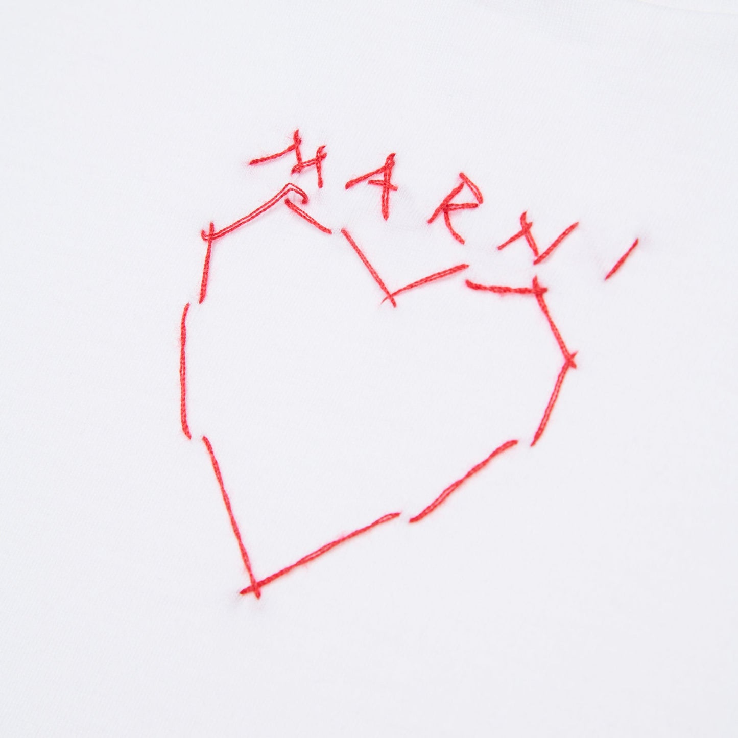 女童白色Logo棉T恤