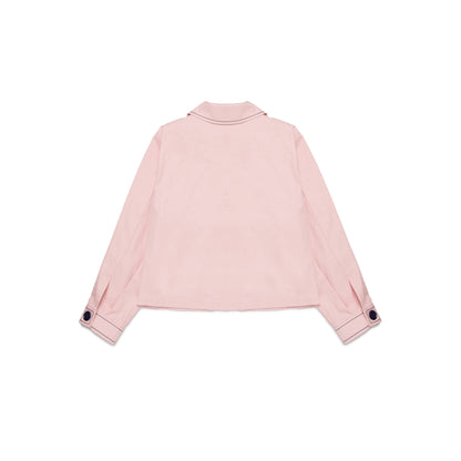 女童浅粉色夹克