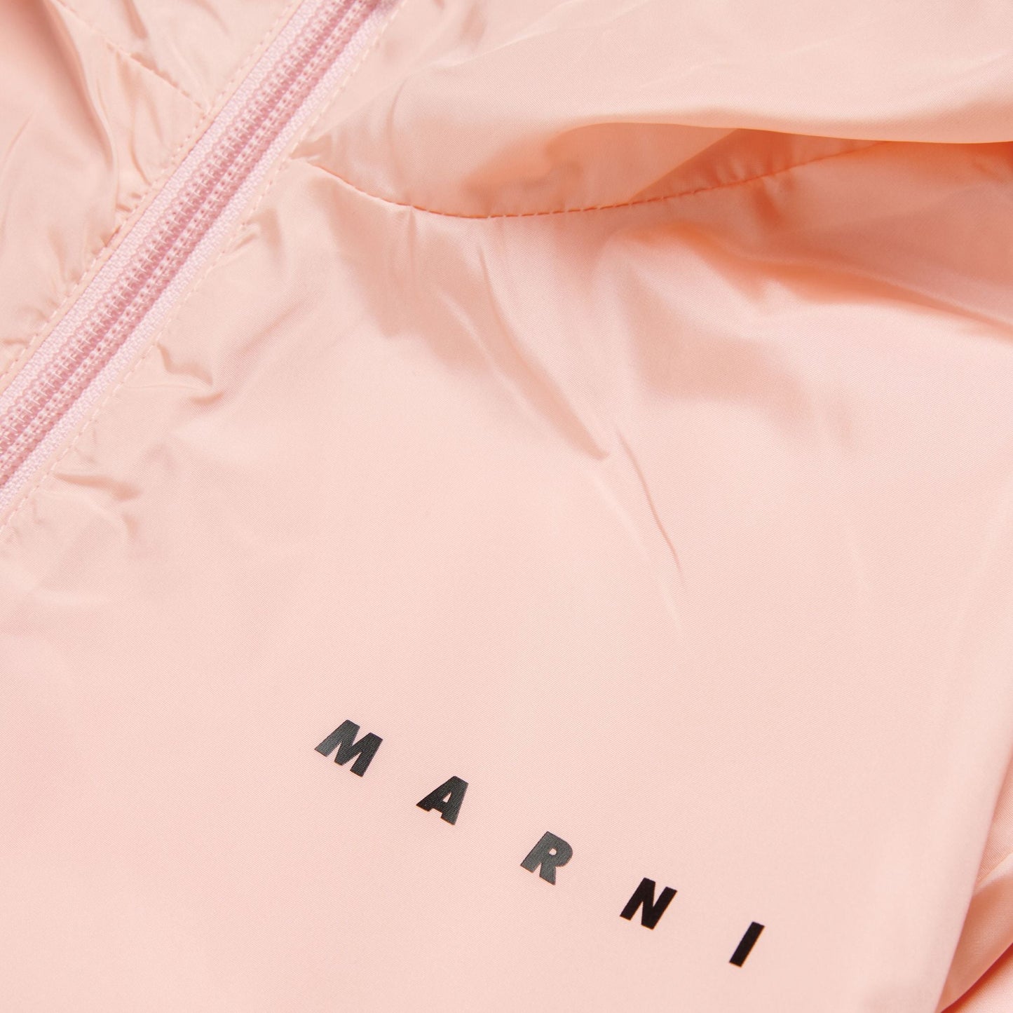 女童粉色连帽拉链夹克