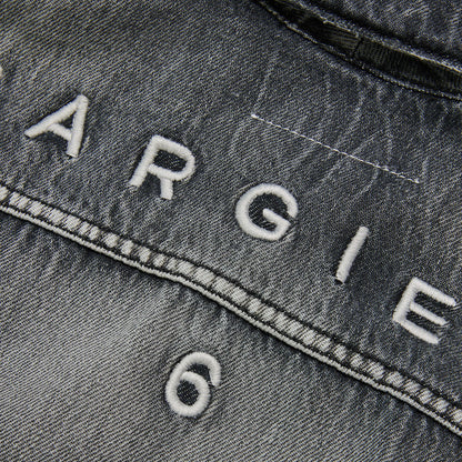 儿童黑色牛仔夹克