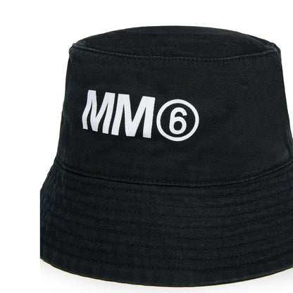 儿童黑色Logo渔夫帽