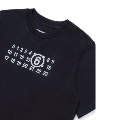 儿童黑色Logo棉T恤