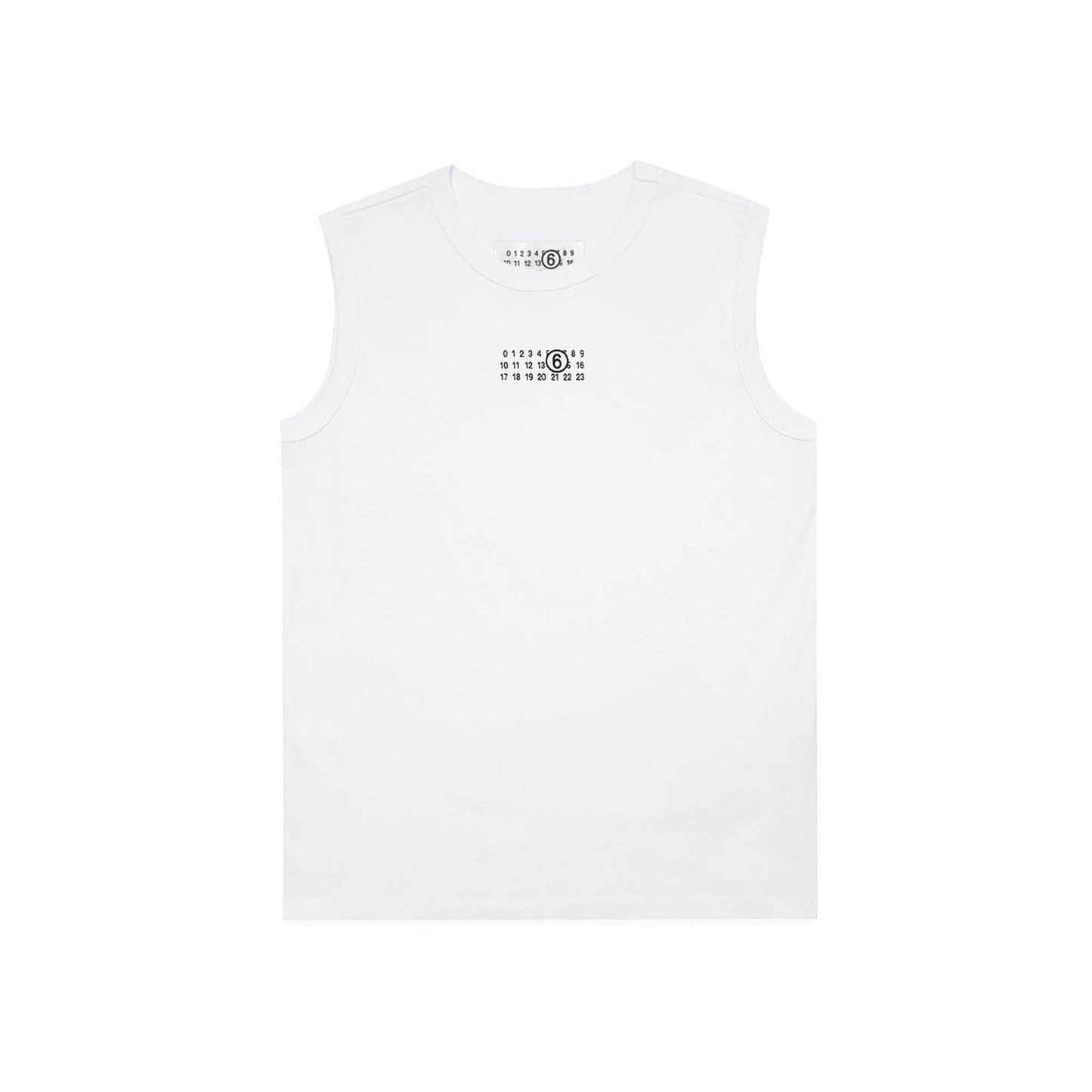 儿童白色Logo棉背心