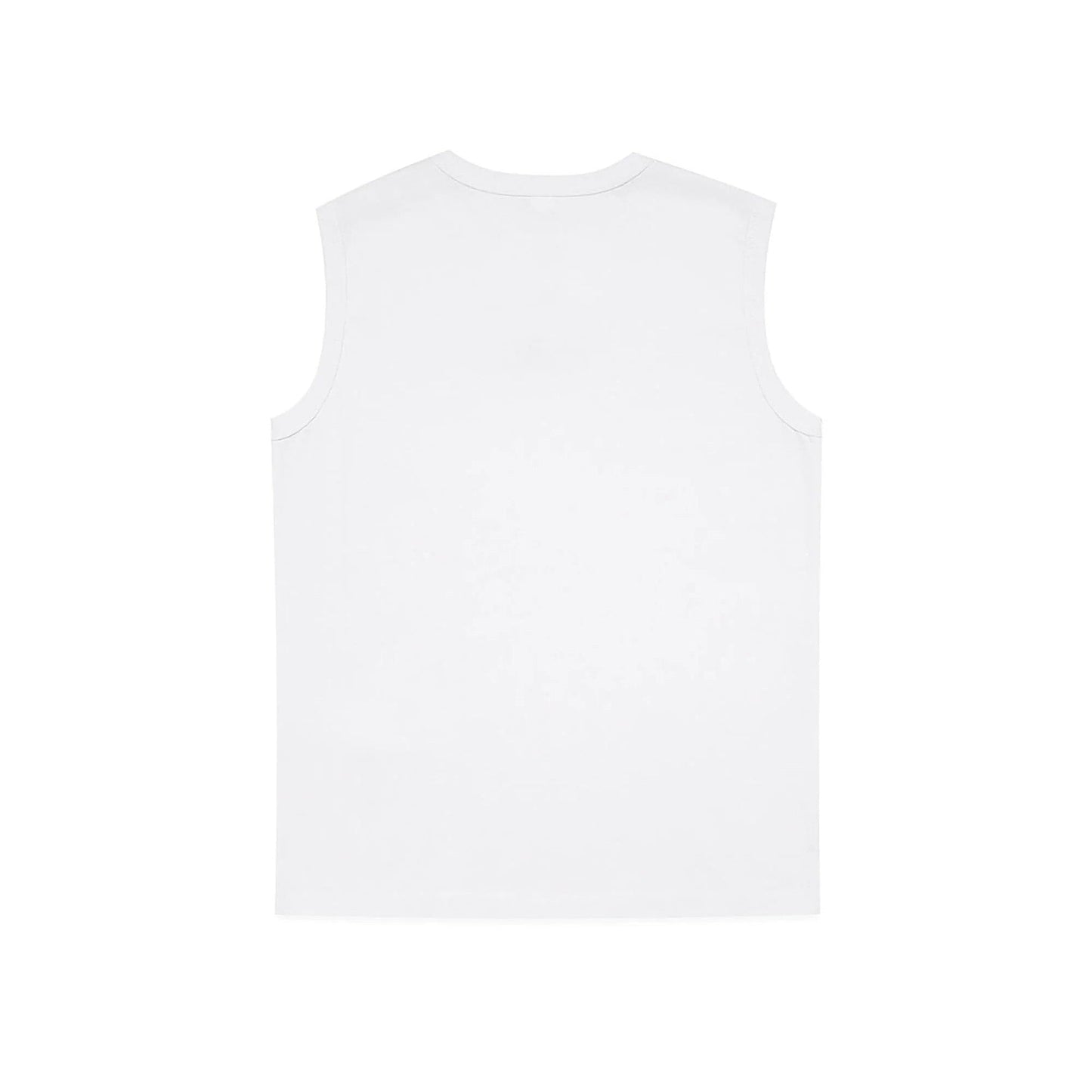 儿童白色Logo棉背心