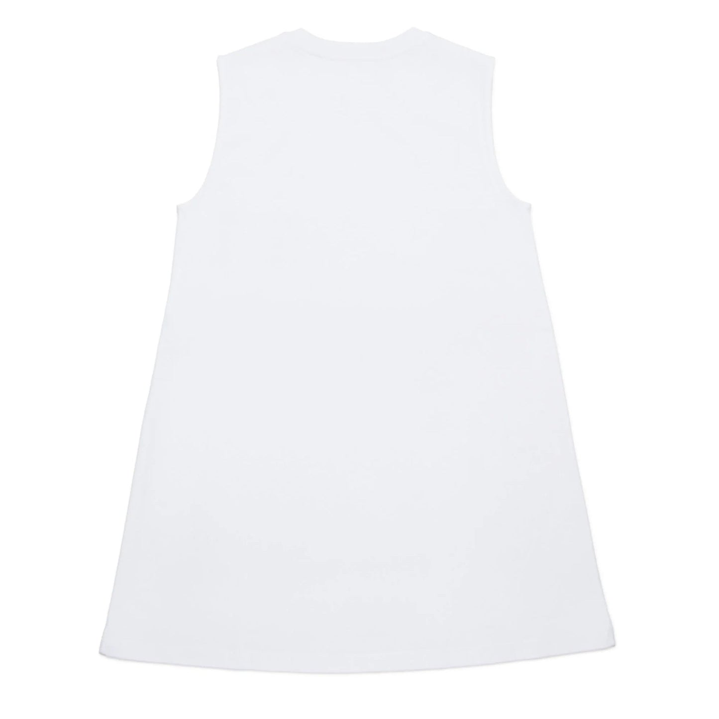 儿童白色Logo棉连衣裙