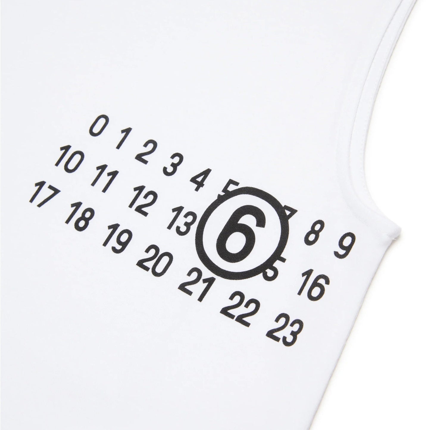 儿童白色Logo棉连衣裙