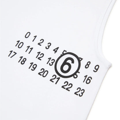 儿童白色Logo棉连衣裙