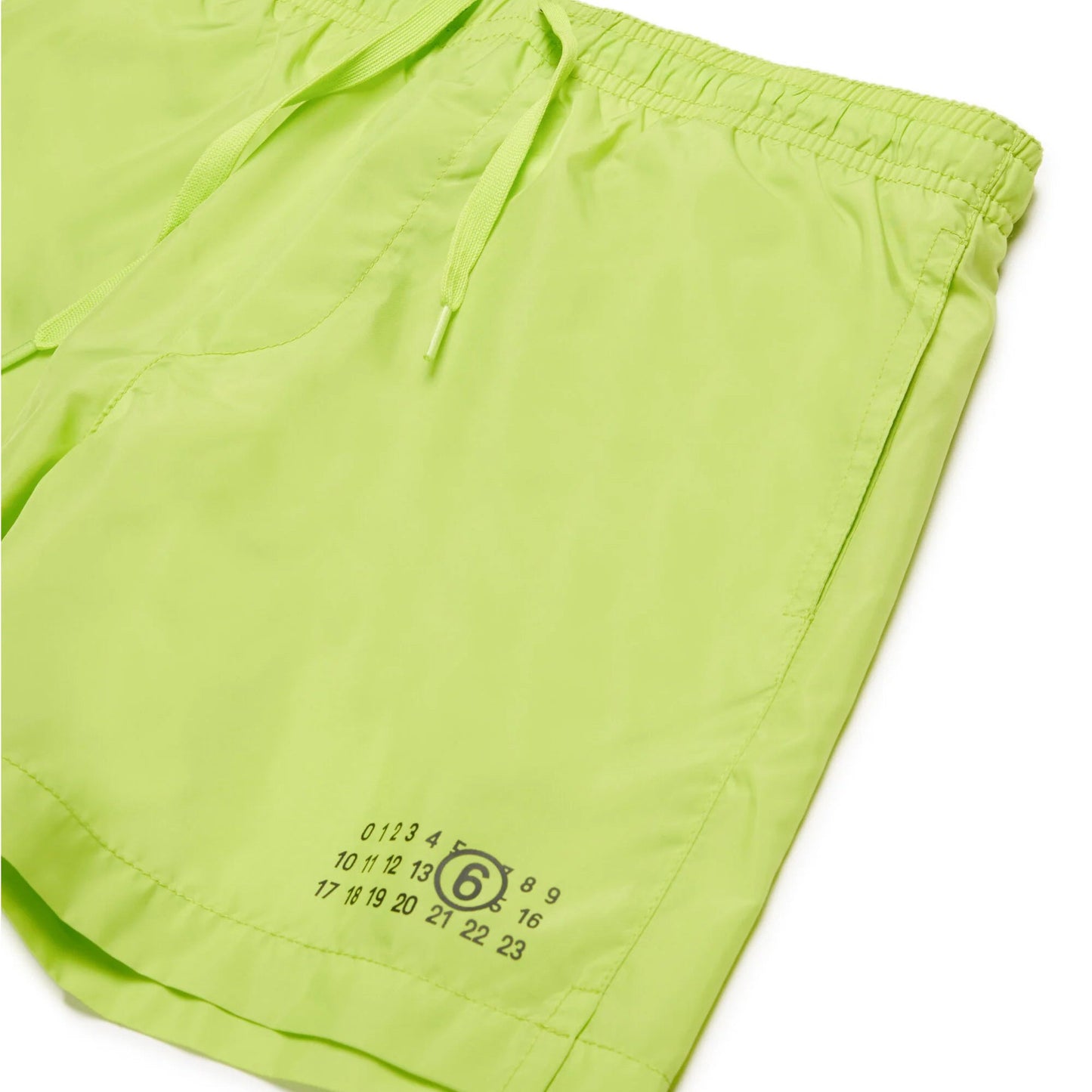 男童绿色Logo泳裤