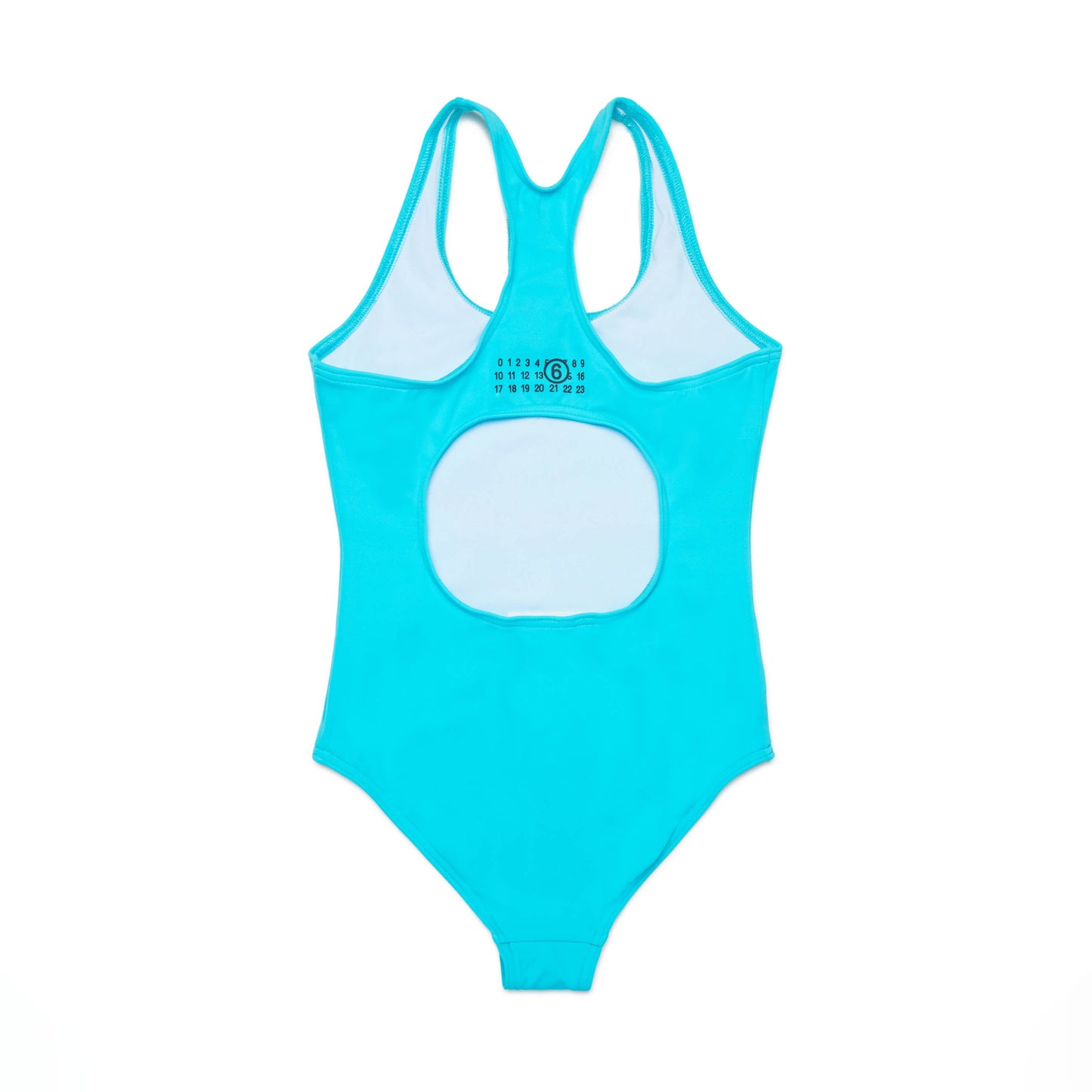 女童浅蓝色Logo泳衣