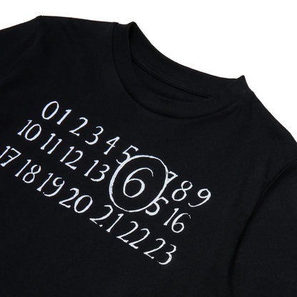 儿童黑色Logo棉T恤