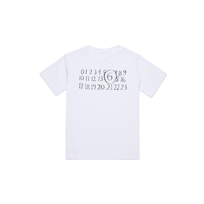 儿童白色Logo棉T恤