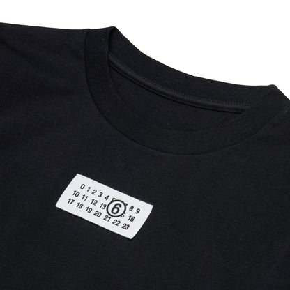 儿童黑色Logo棉T恤