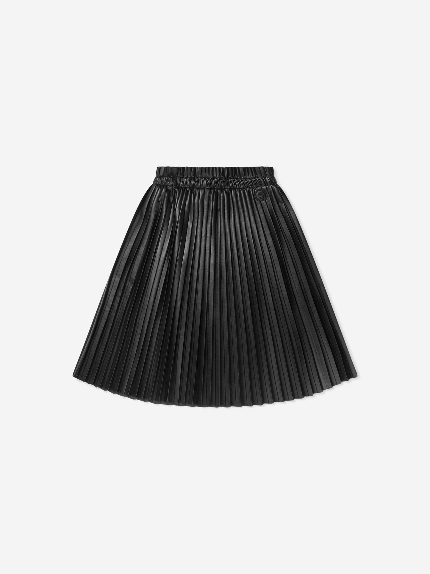 MM6 Maison Margiela 女童仿皮百褶裙