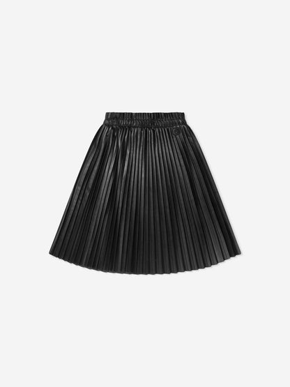 MM6 Maison Margiela 女童仿皮百褶裙