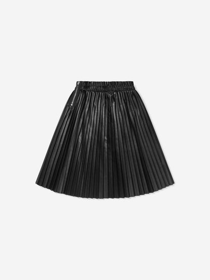 MM6 Maison Margiela 女童仿皮百褶裙