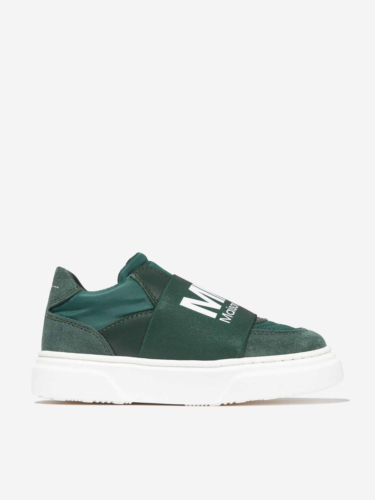 MM6 Maison Margiela 儿童麂皮徽标运动鞋