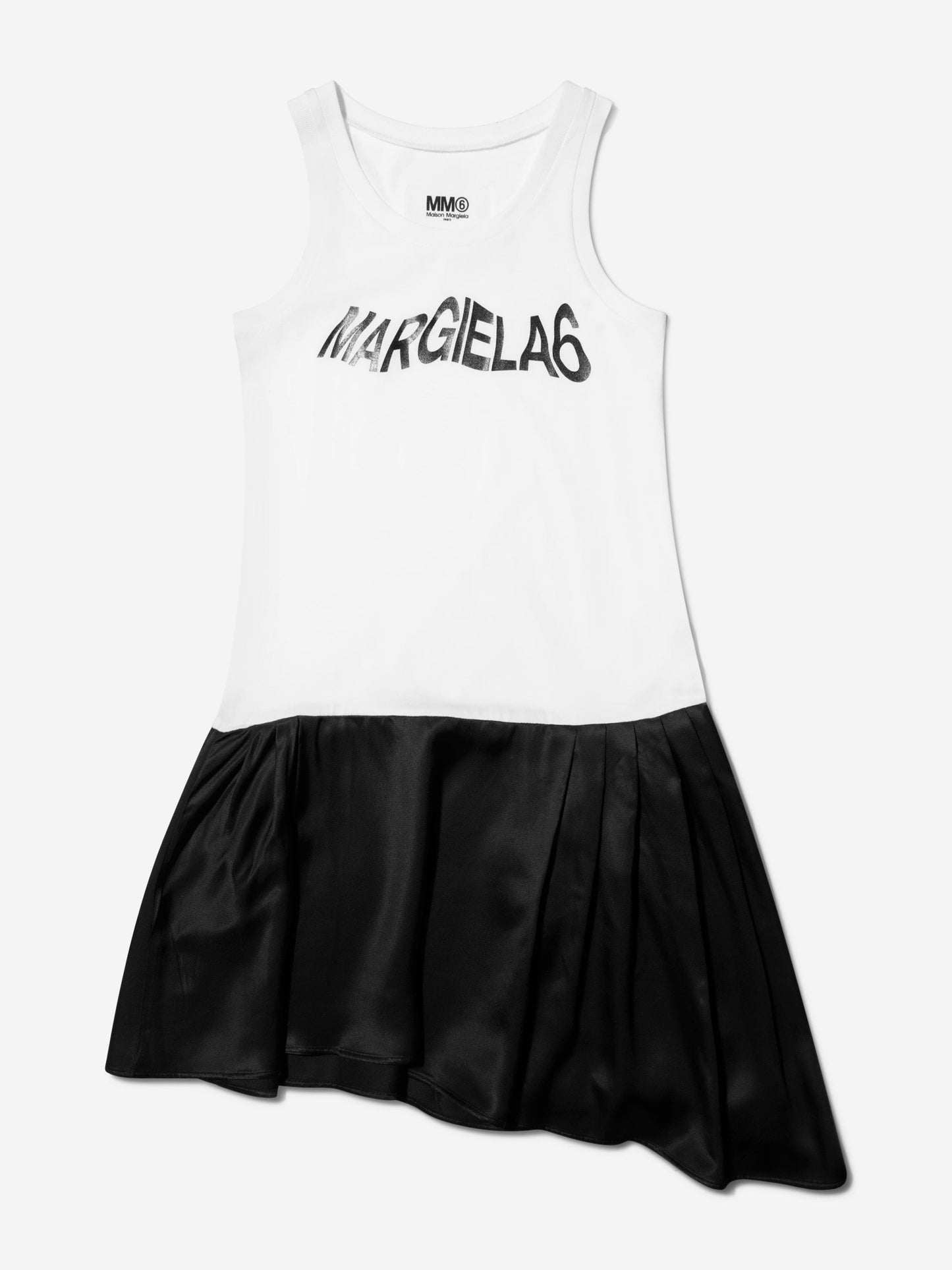 MM6 Maison Margiela 儿童白色无袖连衣裙