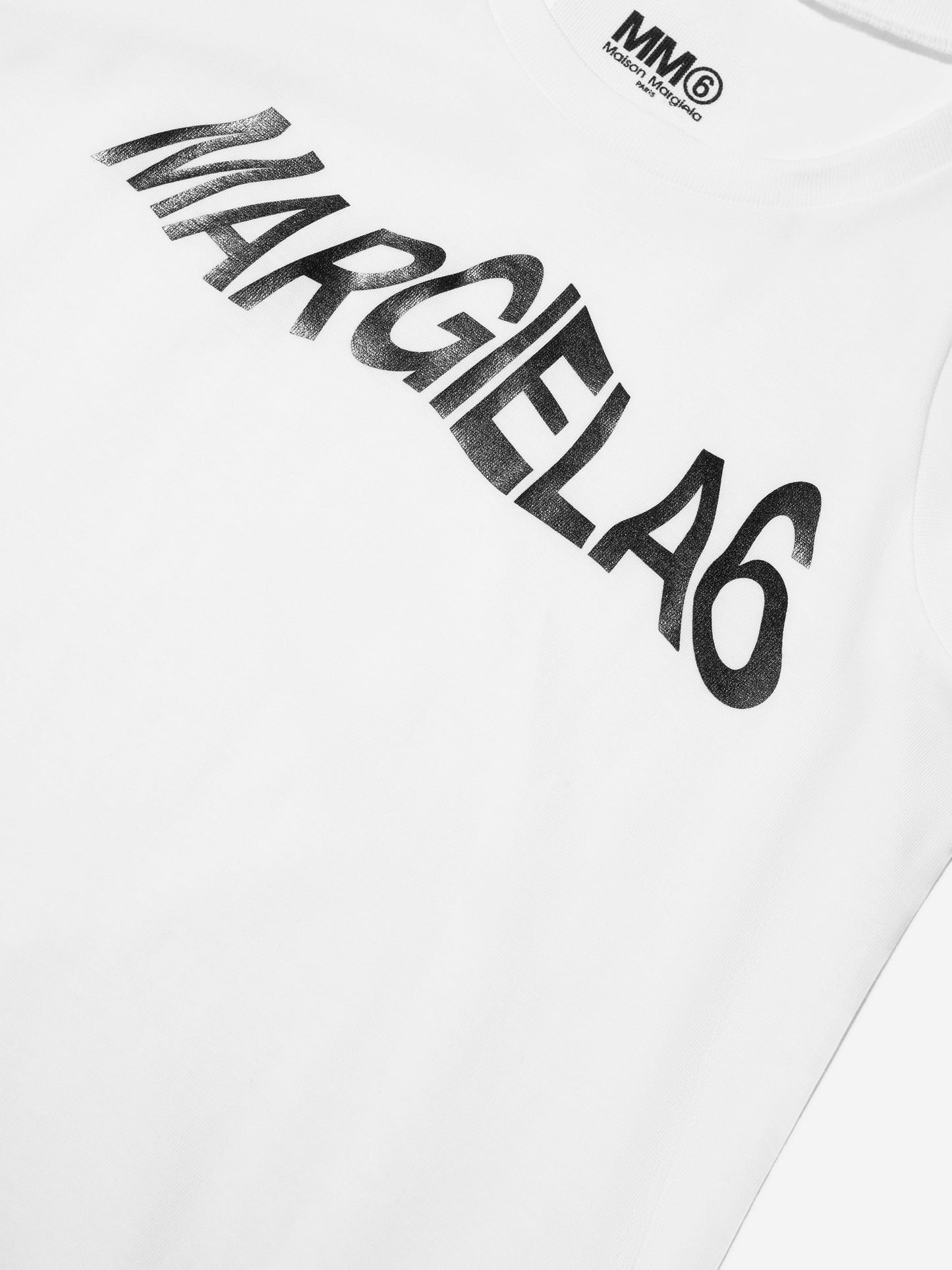 MM6 Maison Margiela 儿童白色无袖连衣裙