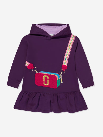 MARC JACOBS 女童连帽毛衣裙（紫色）