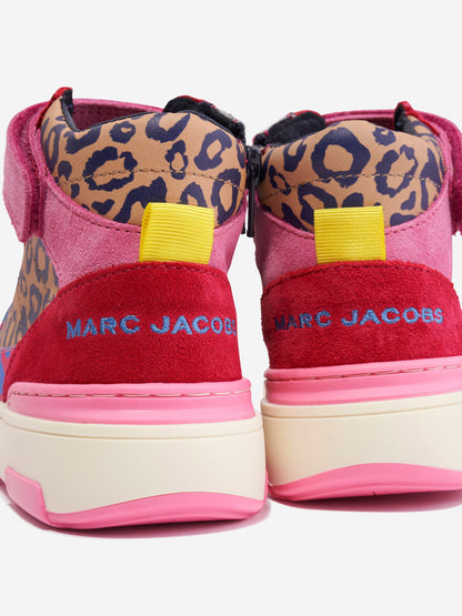 MARC JACOBS 女童皮革猎豹运动鞋（多色）