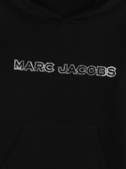 MARC JACOBS 女童连帽毛衣裙（黑色）