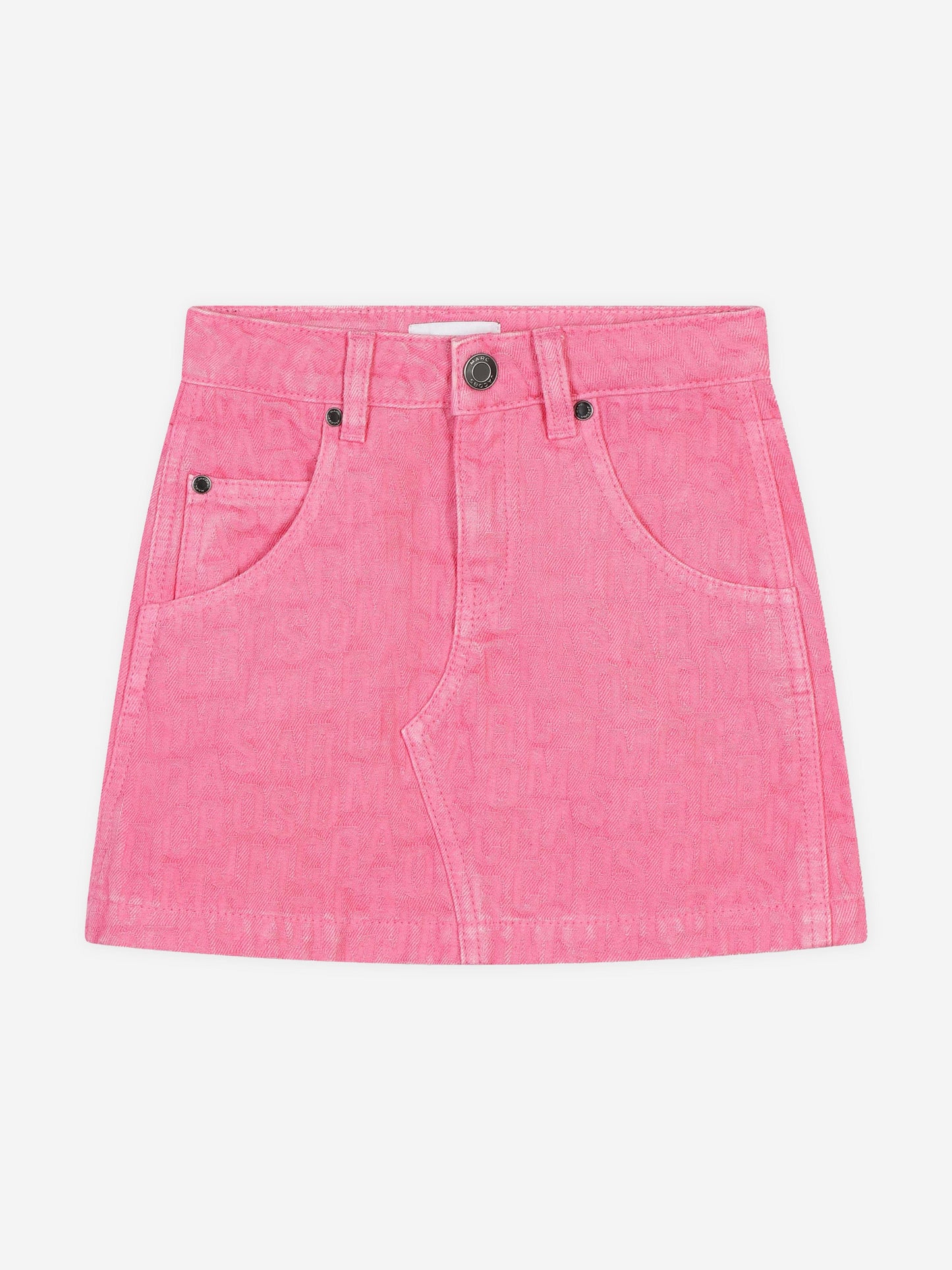 MARC JACOBS 女童提花徽标半身裙（粉色）
