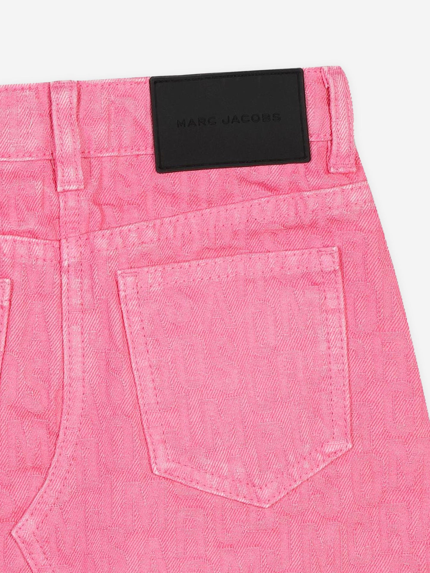 MARC JACOBS 女童提花徽标半身裙（粉色）