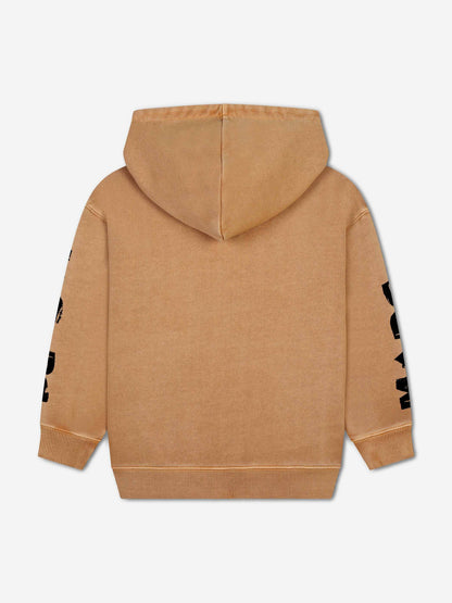 MARC JACOBS Kids Smiley Zip Up Top in Brown