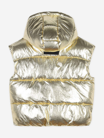 MARC JACOBS 女童金色加垫背心
