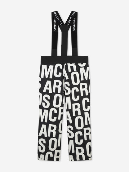 MARC JACOBS Kids Logo Ski Trousers in Black