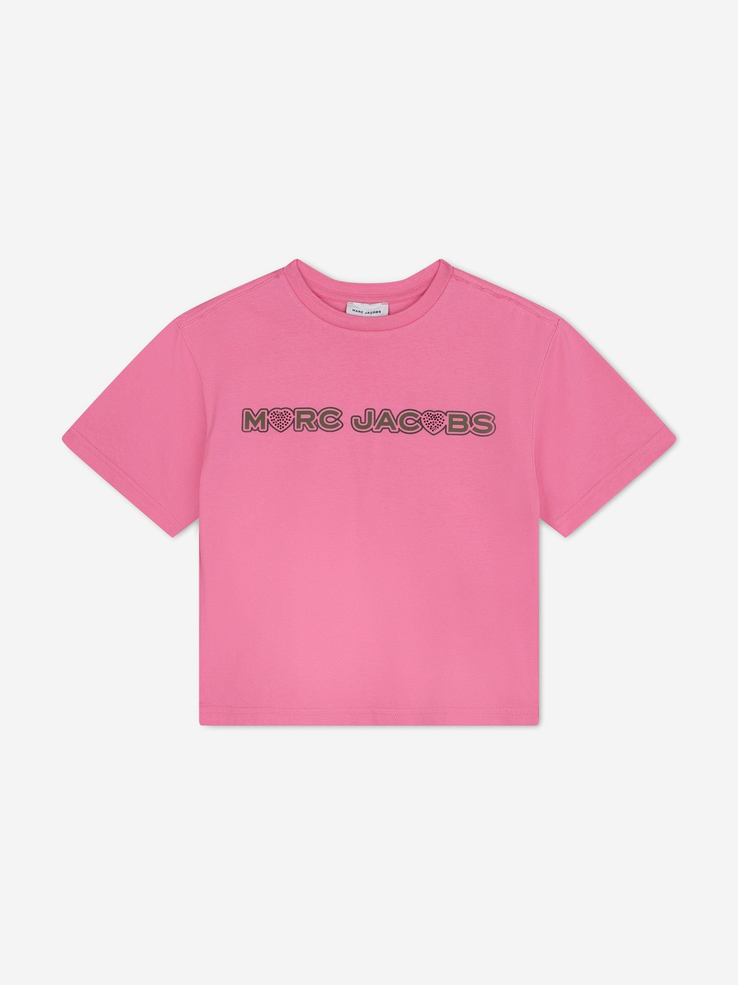 MARC JACOBS Kids Logo T-Shirt in Pink
