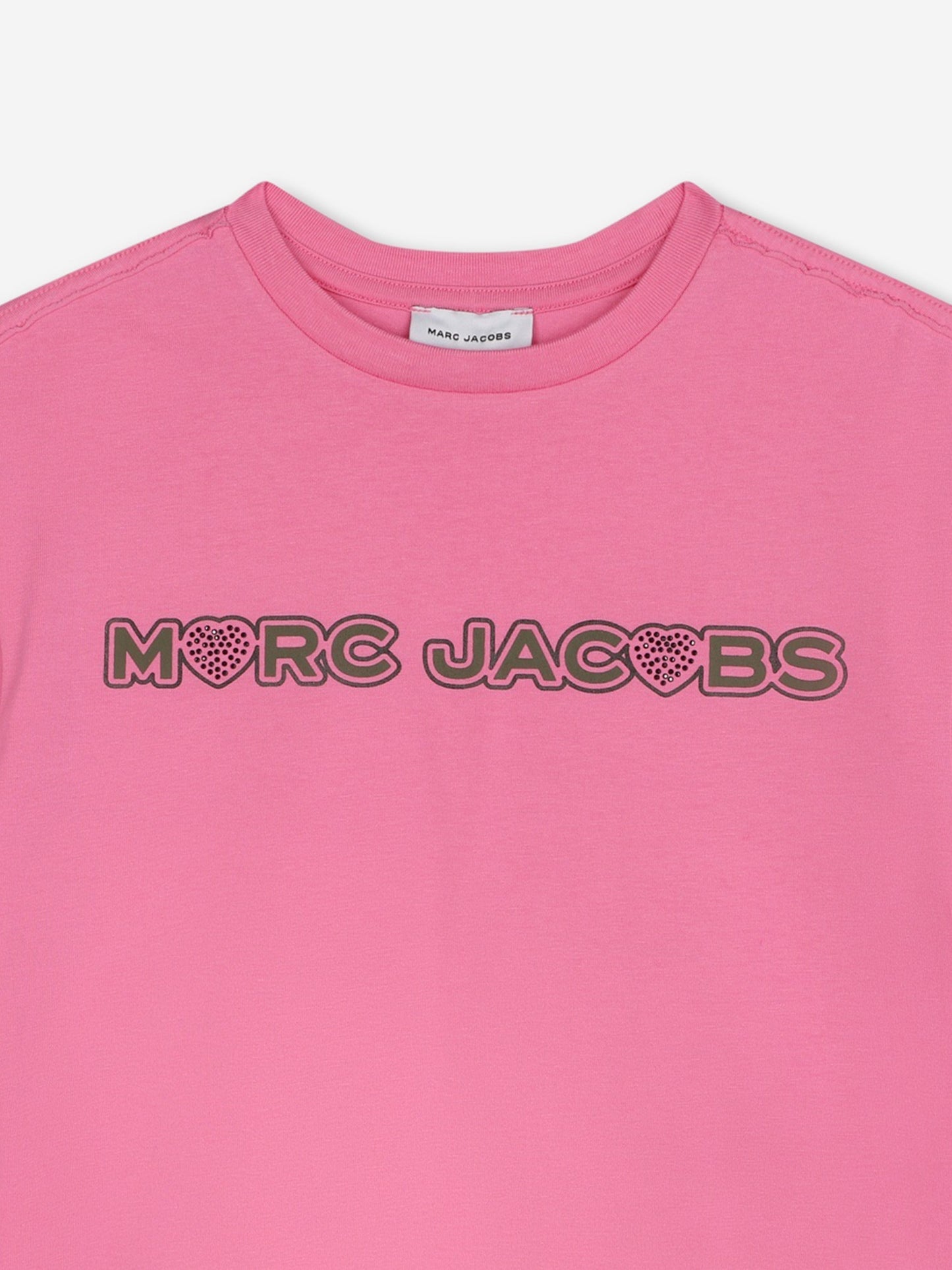 MARC JACOBS Kids Logo T-Shirt in Pink