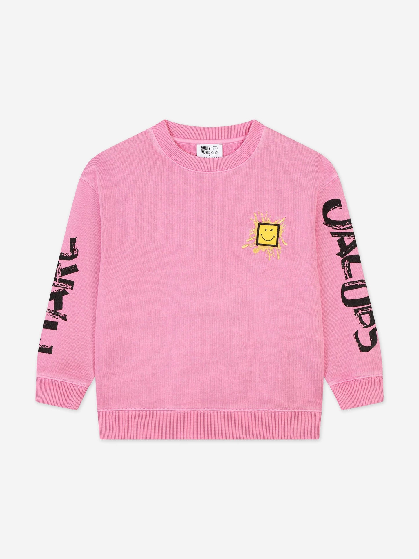 MARC JACOBS 儿童笑脸世界运动衫（粉色）
