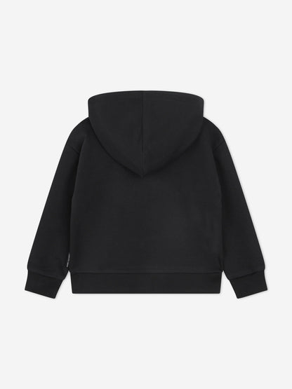 MARC JACOBS Kids Belt Bag Print Hoodie in Black