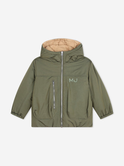 MARC JACOBS 儿童双面羽绒夹克（棕色）