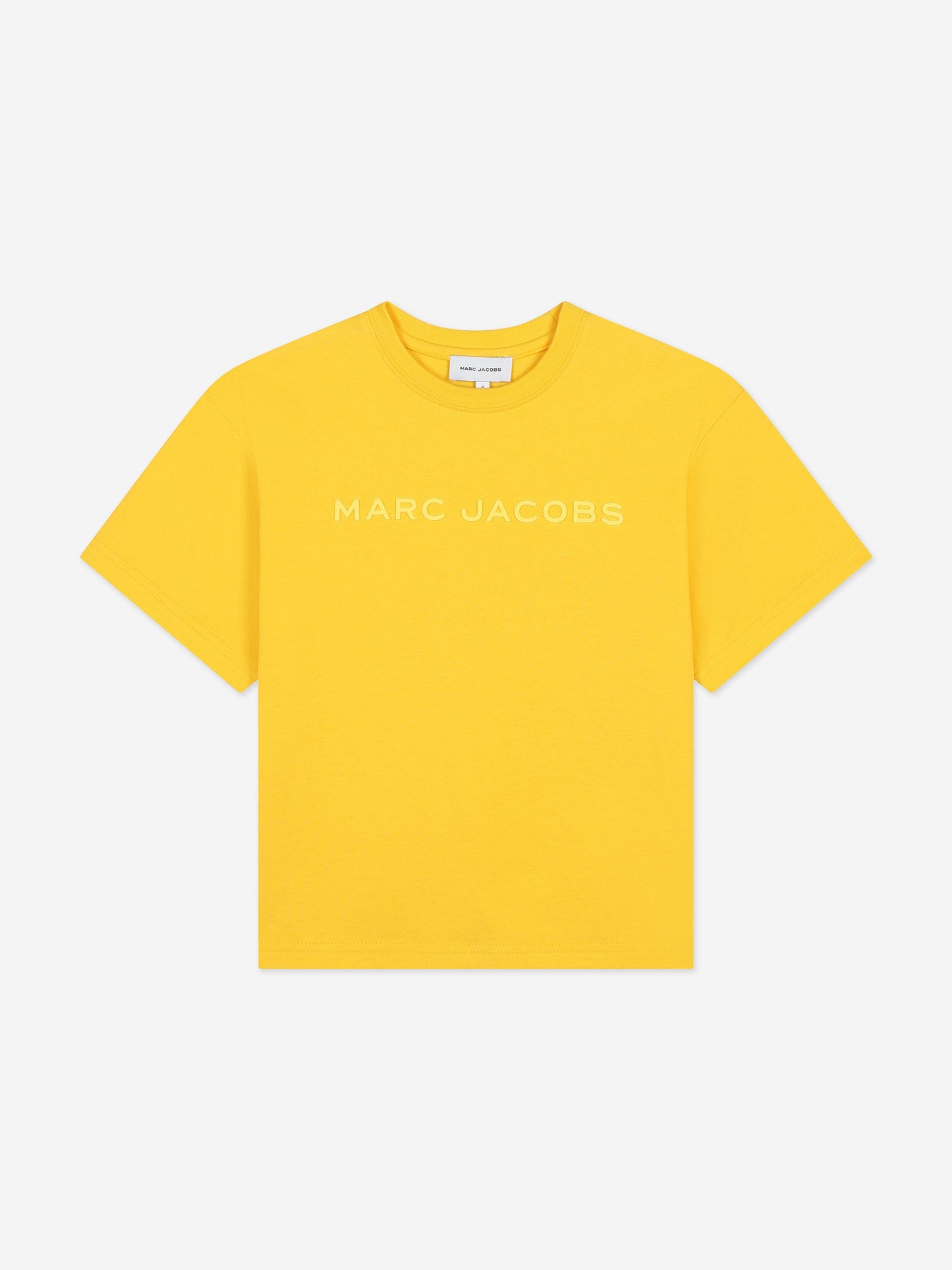 MARC JACOBS 儿童徽标 T 恤（黄色）