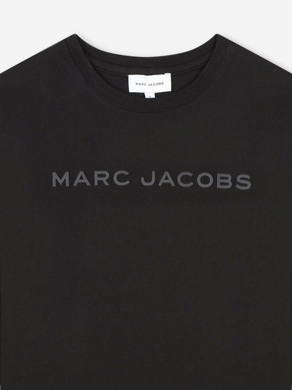 MARC JACOBS Kids Long Sleeve Logo T-Shirt n Black