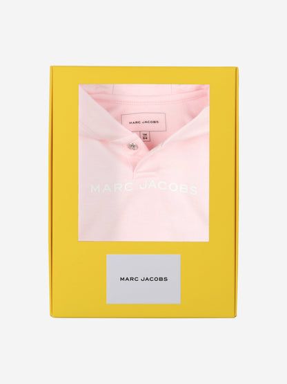 MARC JACOBS 女婴粉色徽标运动服