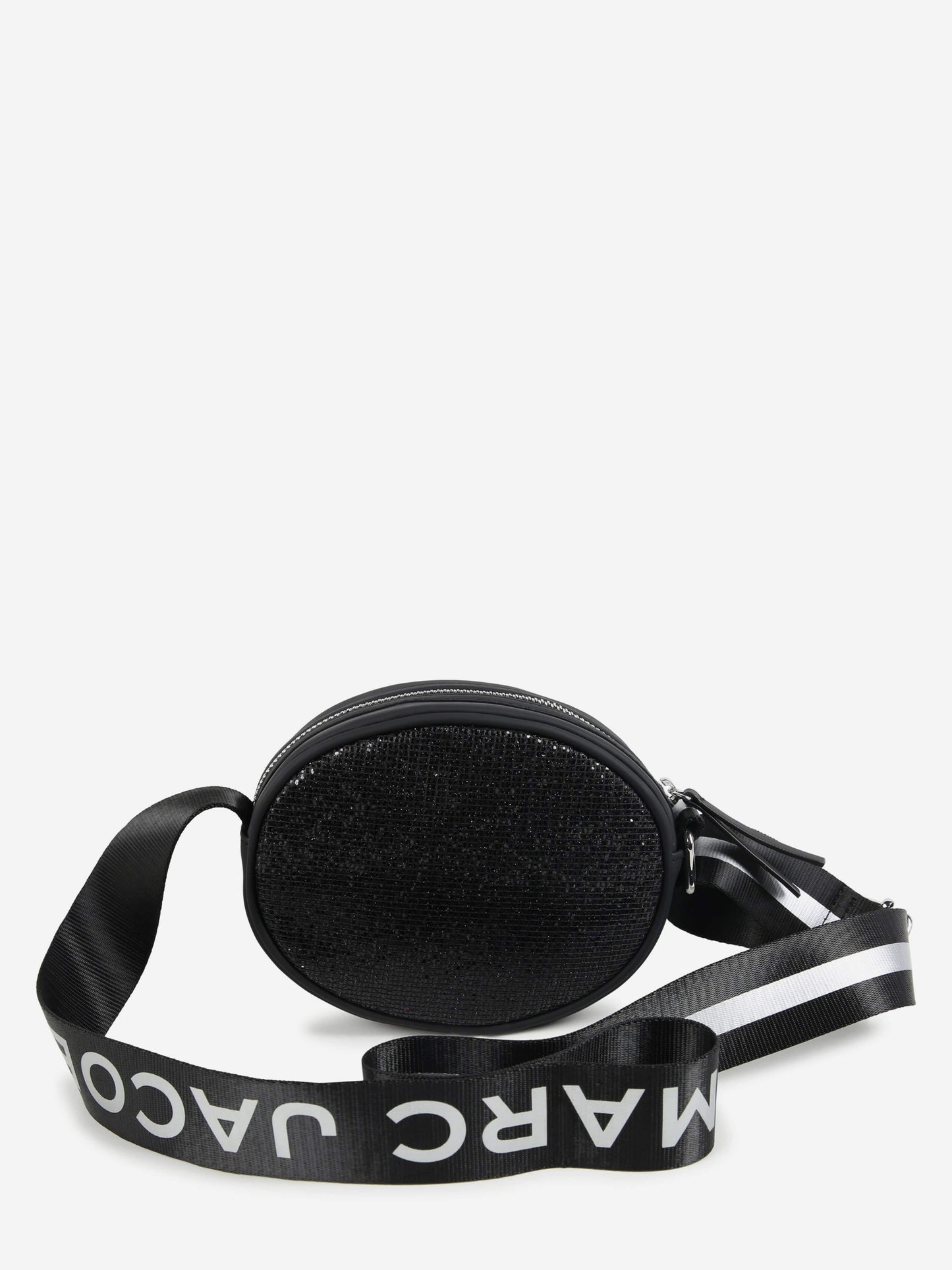 MARC JACOBS 女童 Diamante 斜挎包 黑色（16.5 厘米）