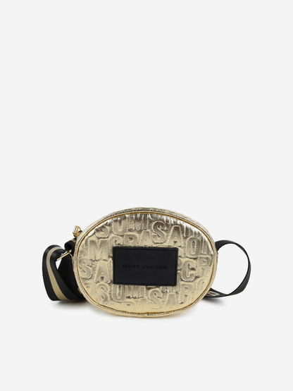 MARC JACOBS 女童金色金属斜挎包（16.5厘米）